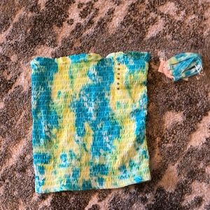 tube top with optional straps